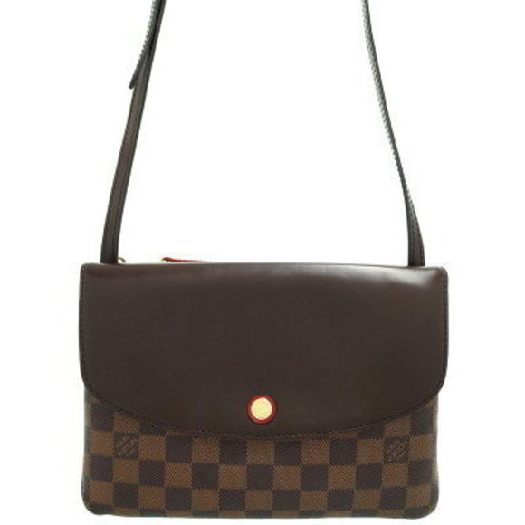 Louis Vuitton Damier Twice Shoulder Bag - Picture 1 of 8
